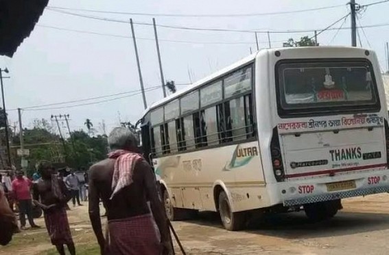 Bus re-started before passengers could get off the bus ; Woman died Bus re-started before passengers could get off the bus ; Woman died